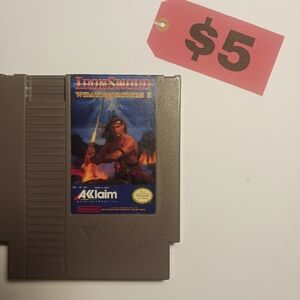 NES Iron Sword II Wizards & Warriors Video Game Nintendo Retro